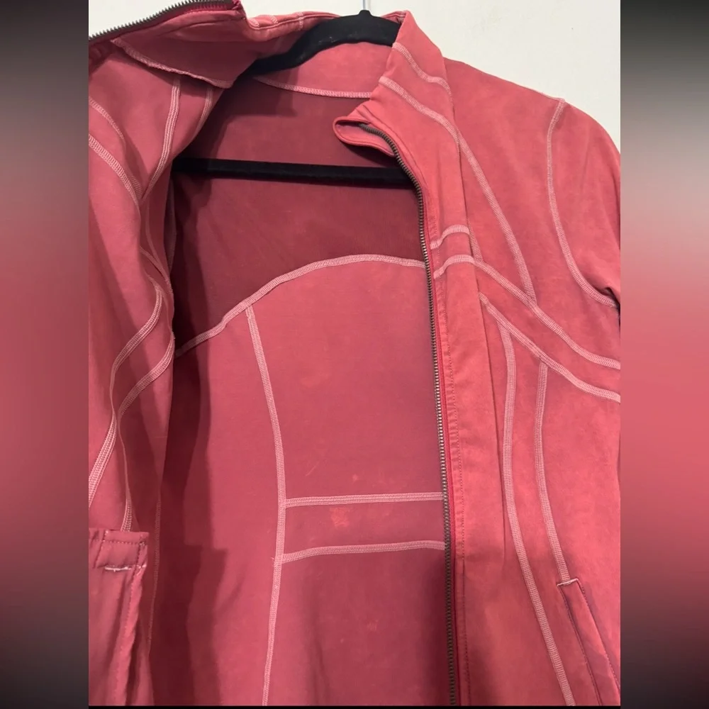 Lululemon Define Jacket Garment Dye Washed Misty Merlot 6